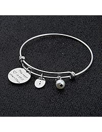 Bobauna - Pulsera de semicolón sin escribir con diseño de la palabra «Rest is Still Unwritten Mental Health Suicide Awareness Inspirational Jewelry