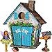 Mood Lab Fairy Garden House Miniature Believe Set of 4 pcs, Hand Painted Figurines & Accessories, Kit for Outdoor or Indoor Decor