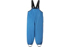 Reima Lammikko Kids Waterproof Suspender Rain Pant Lightweight Windproof Outdoor Rain Bib
