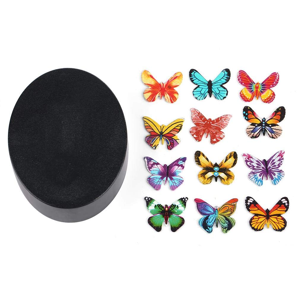 Personality Magnetic Desktop Sculpture Color Butterfly Desktop Educational Toy for School Office Home Decoration Gifts Crafts Kids Children Supplies(Butterfly) Daily Decoration