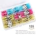 Electrical Connectors, 135Pcs ZLZ Heat Shrink Wire Connectors Kit with Adhesive Lining, Waterproof Ring Terminals, for Marine & Automotive Use, Thick Copper Ring Hook Fork Butt & Quick Disconnect