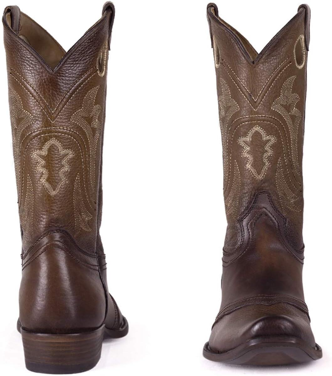 Botas Vaqueras De Piel De Vaca Outlet Online, UP TO 60% OFF |  www.telefericodebarcelona.com
