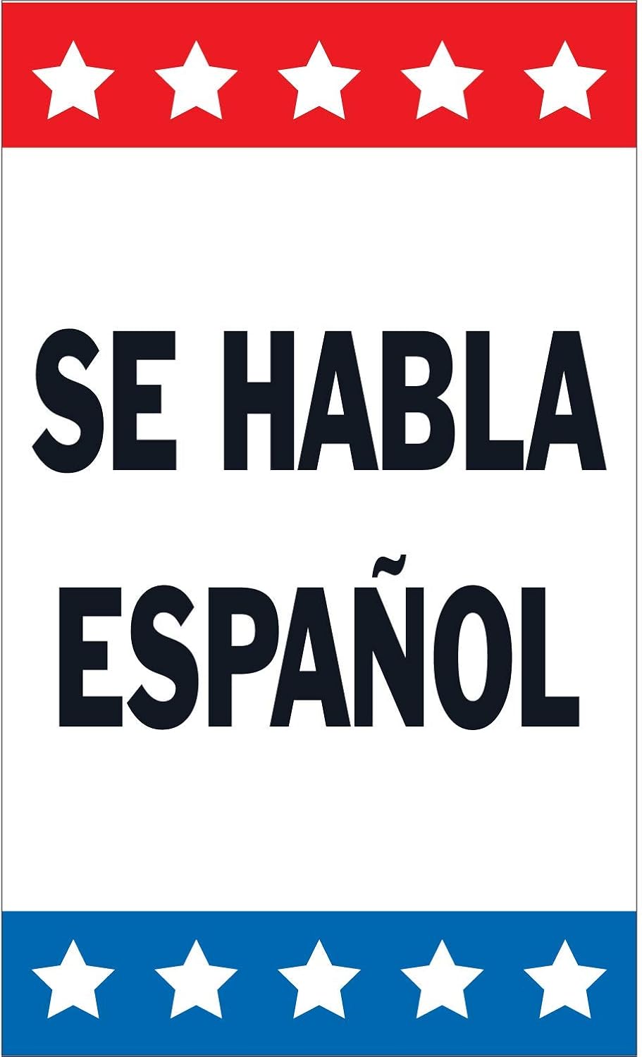 Amazon Com Half Price Banners Se Habla Espanol Vinyl Banner