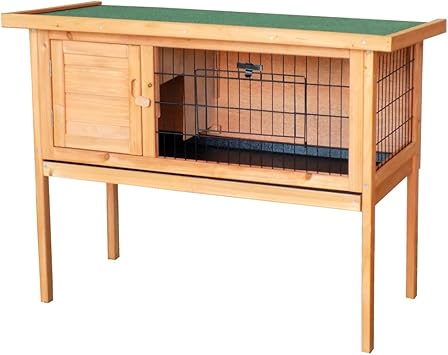Wooden Rabbit Hutch Cage Pen Small 