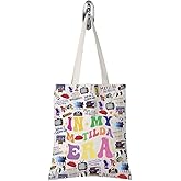 TSOTMO Television Gift Comedy Tragedy Mask Theatre Drama Actress In My Era Makeup Bag Musical Lover Gift (Mat Era tote)