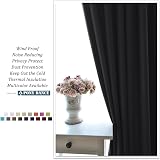 PONY DANCE Blackout Curtains 84 Inch Drop 2 Panels Eyelet Thermal Energy Saving view 8