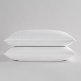 Sobel Westex Sobella Side Sleeper Pillow, Hotel Quality, Standard, 2 Pack | 300 Thread Count 100% Cotton Cover, Gel Fiber Fill, Hotel &amp; Resort Quality, Machine Washable, 20x26