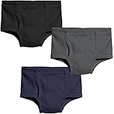 City Threads Boys Organic Cotton Brief Underwear for Sensitive Skin and Sensory Friendly (SPD)