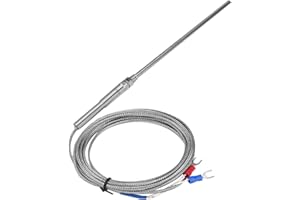Tyenaza K Type Thermocouple Probe, Thermocouple 0-400℃, Temperature Sensor(3m)