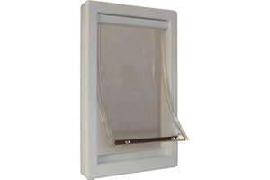 IDEAL PET PRODUCTS Perfect Pet Soft Flap Cat Door with Telescoping Frame, Small, 5" x 7" Flap Size