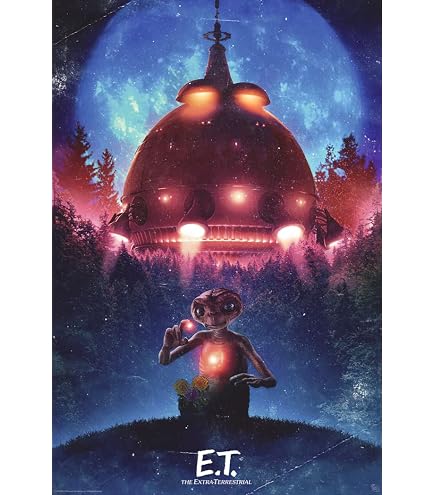 Amazon.com: E.T. - The Extra Terrestrial - Movie Poster (E.T.