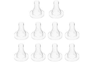 FOMIYES 10pcs Silicone Lamb Feeding Nipples Milk Drink Nipples Pacifier for Goat Calf Nursing Sheep Puppy