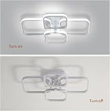 Comely Modern LED Ceiling Light White Squares Design 60W 6750LM 6500K view 7