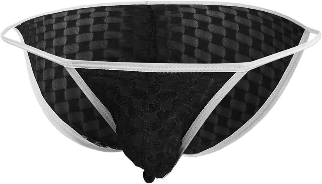Men's Bikinis String See Through