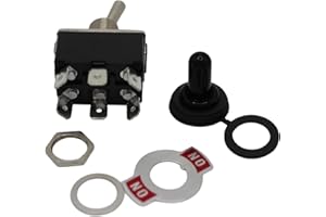 TTDYKX Double Reset Snow Plow Switch MSC1889 MSC4238 Compatible with Boss MSC Boot Switch, ON-Off-ON Controller Switch for Straight Blade and V-Blade Snow Sweepers