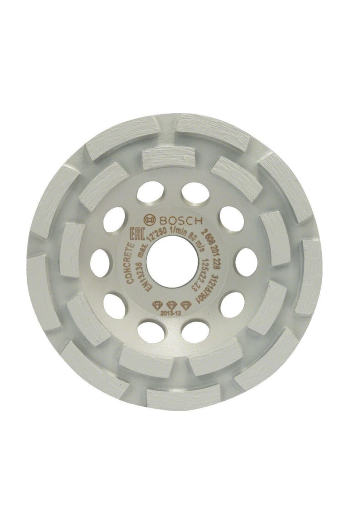 Bosch 2608201228 Diamond Grinding Head Best for Concrete 125 X 22.23 X 4.5 Mm