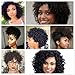 AMELI 4 Kinky Curly Human Hair Short Curly Bundles Water Weave Hair Human Bundles Unprocessed Virgin Brazilian Hair Extensions (8 8 8 8)