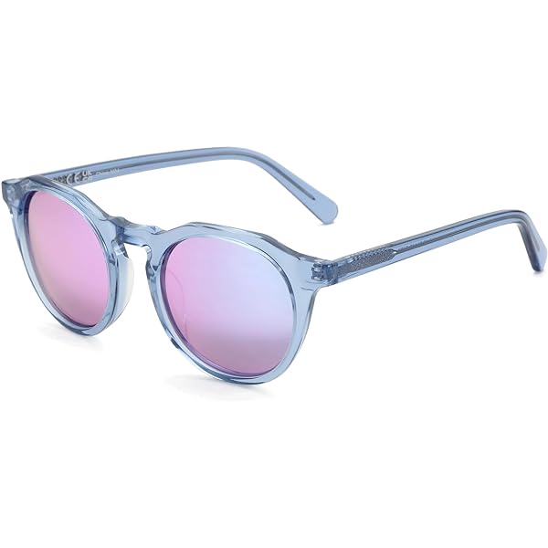 Salvatore Ferragamo Classic Logo Teacup 52mm Round Purple Red Magenta Sunglasses Amazon.com: Ferragamo Women main image 2