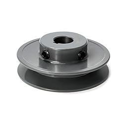 QWORK Single Groove Web Sheaves, 3"OD 5/8"Bore