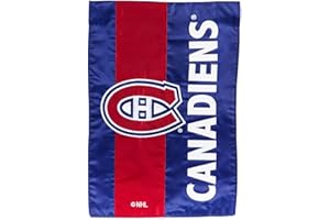 Team Sports America NHL Outdoor Safe Double-Sided Embroidered Logo Applique Flag