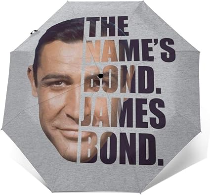 James Bond Faltschirm Mit Halbem Kopf Winddicht Kompakt Automatisch Faltbar Reise Sonnenschirm Amazon De Koffer Rucksacke Taschen