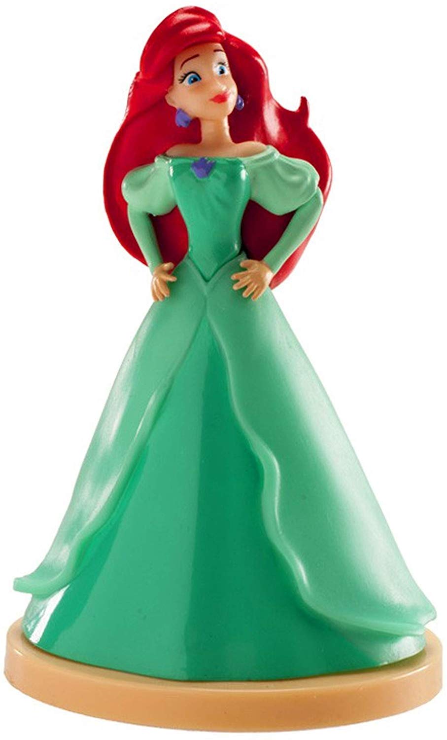 Dekora - Birthday Cake Topper With Ariel Princess Figure - 8.5 cm