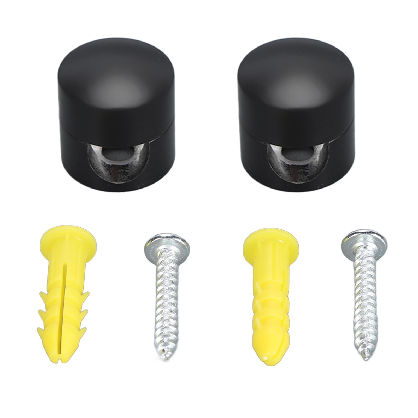 2Pcs Cable Clips, Versatile Practical Aluminum Cable Organizer,Under Desk Cable Management with Screws for Desk Nightstand Phone Charger Computer Home Office