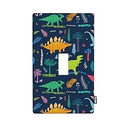Pznen Watercolor Dinosaur Single Toggle Light