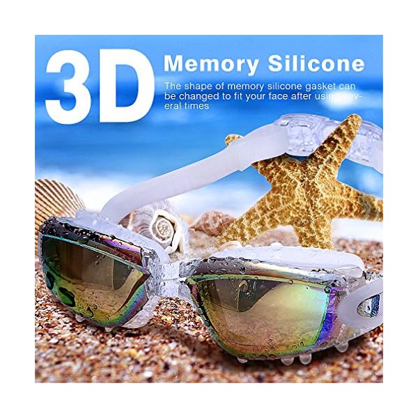 GAOGE-Swim-Goggles-Swimming-Goggles-Swim-Cap-Case-Nose-Clip-Ear-PlugsSwim-Goggles-Mirror-Coated-Lenses-Anti-Fog-Shatterproof-UV-Protection-for-Adult-Men-Women-Youth-Kids-Child-White GAOGE-Swim-Goggles-Swimming-Goggles-Swim-Cap-Case-Nose-Clip-Ear-PlugsSwim-Goggles-Mirror-Coated-Lenses-Anti-Fog-Shatterproof-UV-Protection-for-Adult-Men-Women-Youth-Kids-Child-White