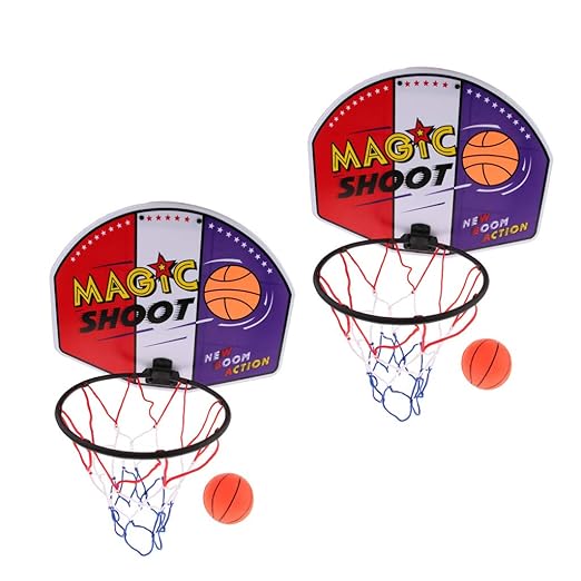 2 Pcs Canasta de Baloncesto para Niños y Adultos en Casa y Oficina ...