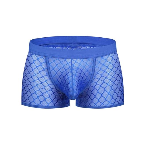 Celucke Unterwäsche Herren Transparent, Männer Niedrige Taille Mesh Boxer Beule Comfy Shorts Unterhose Unterwäsche