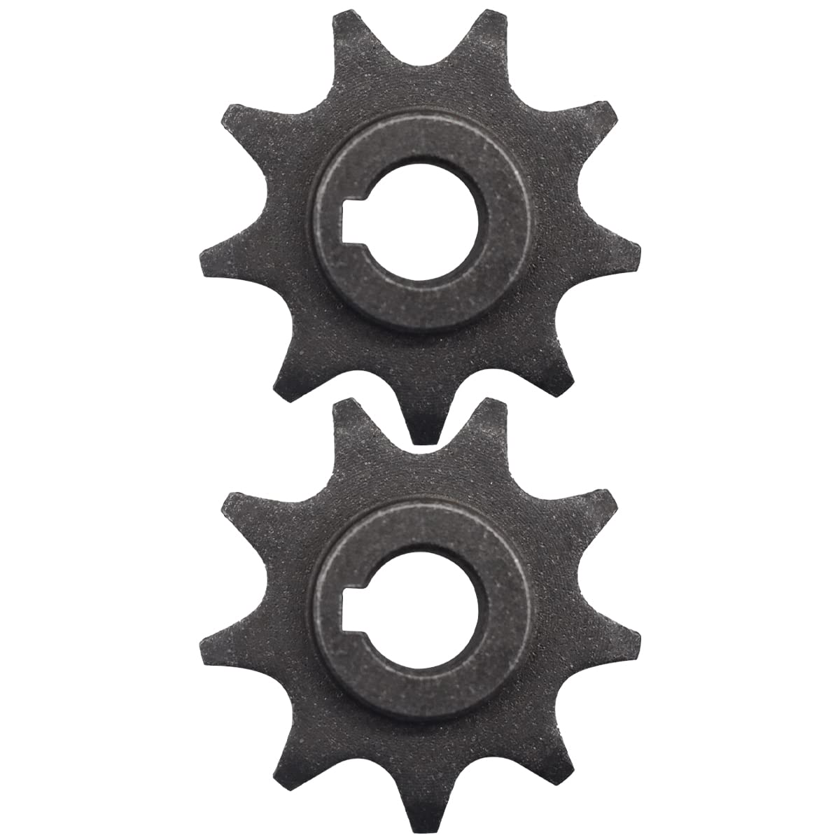 WideSmart 2 x 9 Teeth Bicycle Sprocket Anti-Corrosion Sprocket with 9 Teeth Bicycle Chain Gear Metal Bicycle Chain Wheel Sprocket Accessory Suitable for Z2 Z3 Reducer Motor