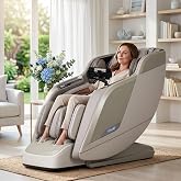 Osaki Vibe 4D Massage Chair, Taupe | SL-Track, Zero Gravity Recliner
