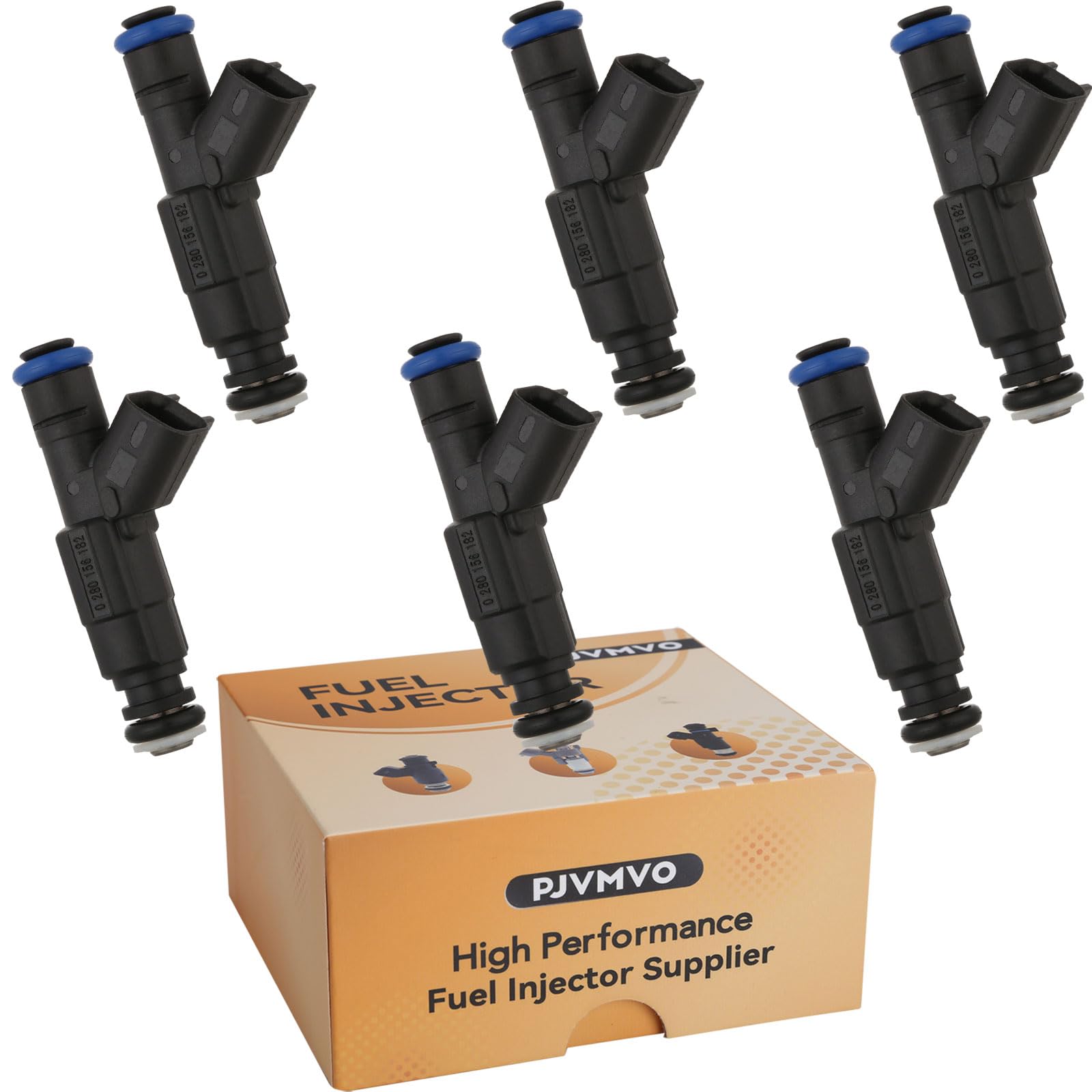 Photo 1 of 0280156182 OE 6 Cyl 3.4L Fuel Injectors,Compatible with/Chevy 3.4 Equinox 2005-2009,Compatible with/Pontiac Torrent 2006 2007 2008 2009 |4 Holes| |Set of 6|