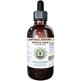 White Pine Alcohol-Free Liquid Extract, White Pine (Pinus Strobus) Dried Bark Glycerite Natural Herbal Supplement, Hawaii Pharm, USA 2 fl.oz