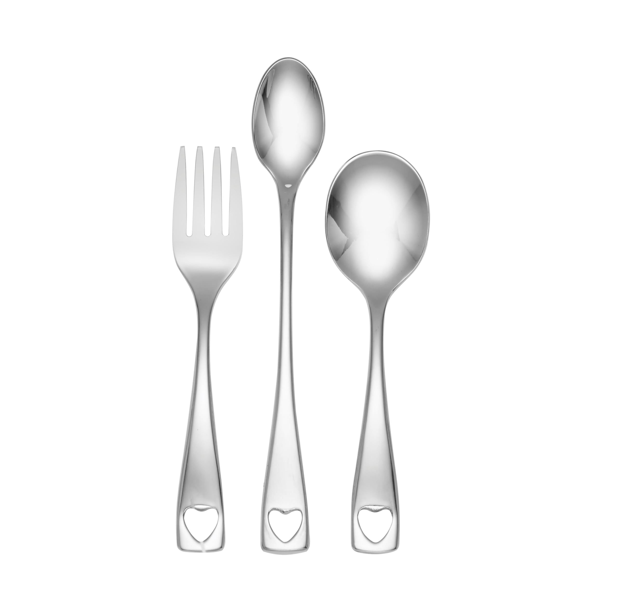 Photo 1 of Oneida Little Love 3 Piece Baby Set, silver