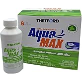 Thetford AquaMAX Summer Cypress Scent RV Holding Tank Treatment, Formaldehyde Free, Waste Digester, Septic Tank Safe, 6 Pack 