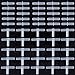 SLSON 50 Pack Aquarium Air Valve Connector Plastic Inline Tubing Connectors for Fish Tank 3/16 Airline Tube, 3-Way T & Straight Shape,White
