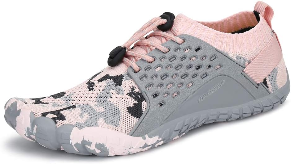 Oberm Men's Trail Running Shoes Minimalist Wide Toe Box Barefoot Trainers Water Shoes