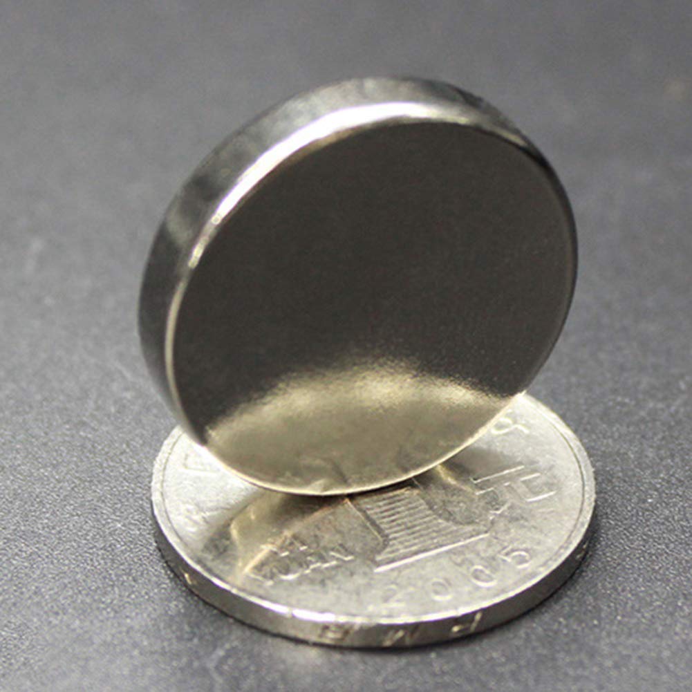 1 imán de grado N35 fuerte neodimio tierras raras grande 25 x 5 mm