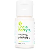 Uncle Harry's Natural Tooth Powder, 1 oz | Pure Plant Essences, Supports Healthy Gums, Fluoride Free, Gluten Free, Vegan Formula