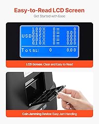 VEVOR Upgraded Coin Counter & Sorter, Coin Sorter