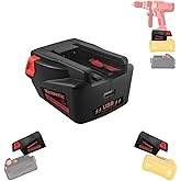 PWTLXES for DeWalt and for Milwaukee Battery Adapter, Compatible with M18 and for DeWat 20V 60V Lthium Battery (Power for Milwaulee 18V for V18 Tools)