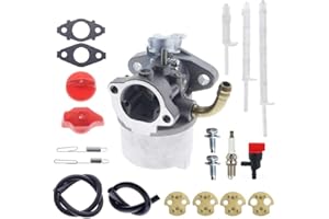 Carburetor 594015 594014 Carburetor 593358 590907 798918 794588 794197 791955 Primed Bulb Fuel Line Spark Plug Kit