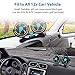 Electric Car Fan, Dual Head 2 Speed 12V Cooling Air Circulator - 360 Degree Rotatable Auto Fan for Sedan SUV RV Boat Auto Vehicles Golf Cart by Blu7ive