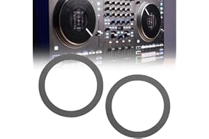 WIKIBB for Rane Performer Turntable Controller Scratch DJ Slipmats 7" Slip Rings Mat
