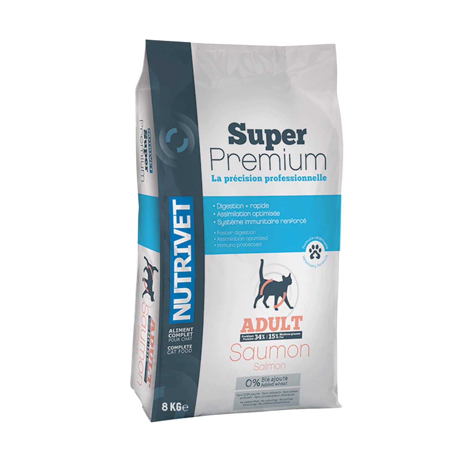 Nutrivet Super Premium Cat Salmon from 1 year 3.5 kg bag