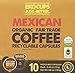 EKOCUPS Organic Artisan  Mexican Coffee, Medium Roast, in Recyclable Single Serve Cups for Keurig K-cup Brewers, 10 count