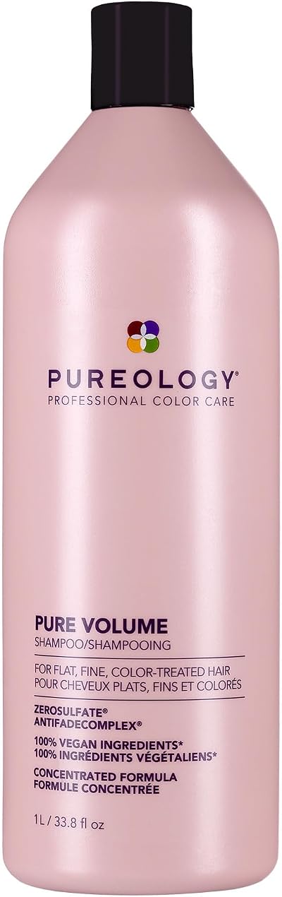 Pureology Pure Volume Shampoo 1000ml for Fine Color-Treated Hair