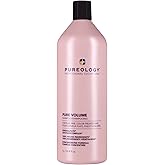 Pureology Pure Volume Shampoo - Enhances Volume and Movement, Lightweight Shampoo for Fine, Flat, Color Treated Hair, Sulfate-Free & Vegan